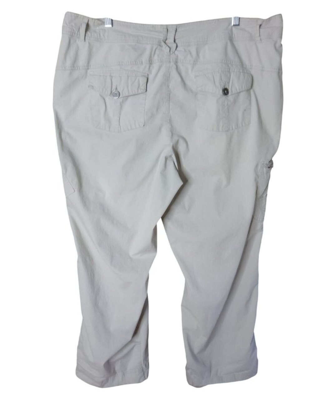 Womens Style and Co Cotton and Spandex Size 16W Capri Cargo Pants - Picture 3 of 4
